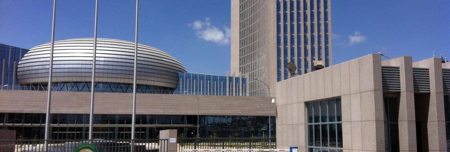 The African Union headquarters in Addis Ababa was funded and built by China. In 2018,  French newspaper Le Monde quoted anonymous AU sources saying that data had been transferred to Chinese servers for five years.