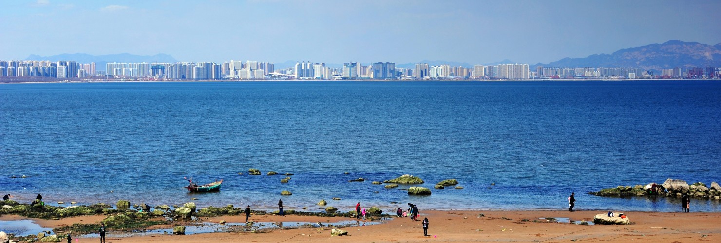 Sea scenery of Beidaihe Scenic Spot in Qinhuangdao, north China's Hebei Province.