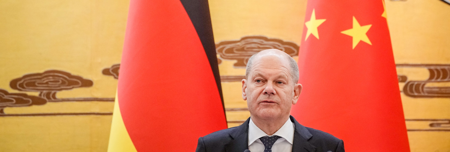 Olaf Scholz in Beijing