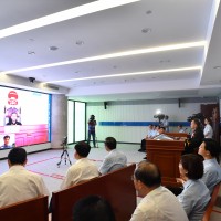 A hearing at the Hangzhou court of the internet in 2017