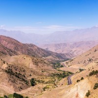 Kamchak pass in Usbekistan