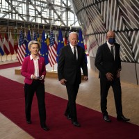 Ursula von der Leyen, Joe Biden, Charles Michel