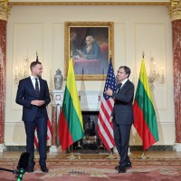 Lithuanian Foreign Minister Landesbergis meets US Secretary of State Blinken