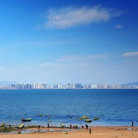 Sea scenery of Beidaihe Scenic Spot in Qinhuangdao, north China's Hebei Province.