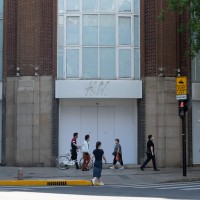 A closed H&M flagship store is seen in Shanghai, China, On June 29, 2022.