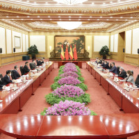 Spanish Prime Minister Pedro Sanchez in Beijing