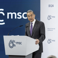 Chinese Foreign Minister Wang Yi at the Munich Security Conference 2024