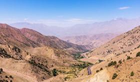 Kamchak pass in Usbekistan