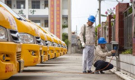 Electric School Bus Safety Inspection