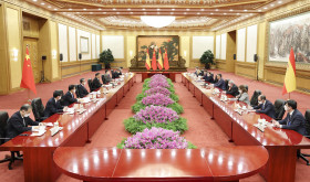 Spanish Prime Minister Pedro Sanchez in Beijing